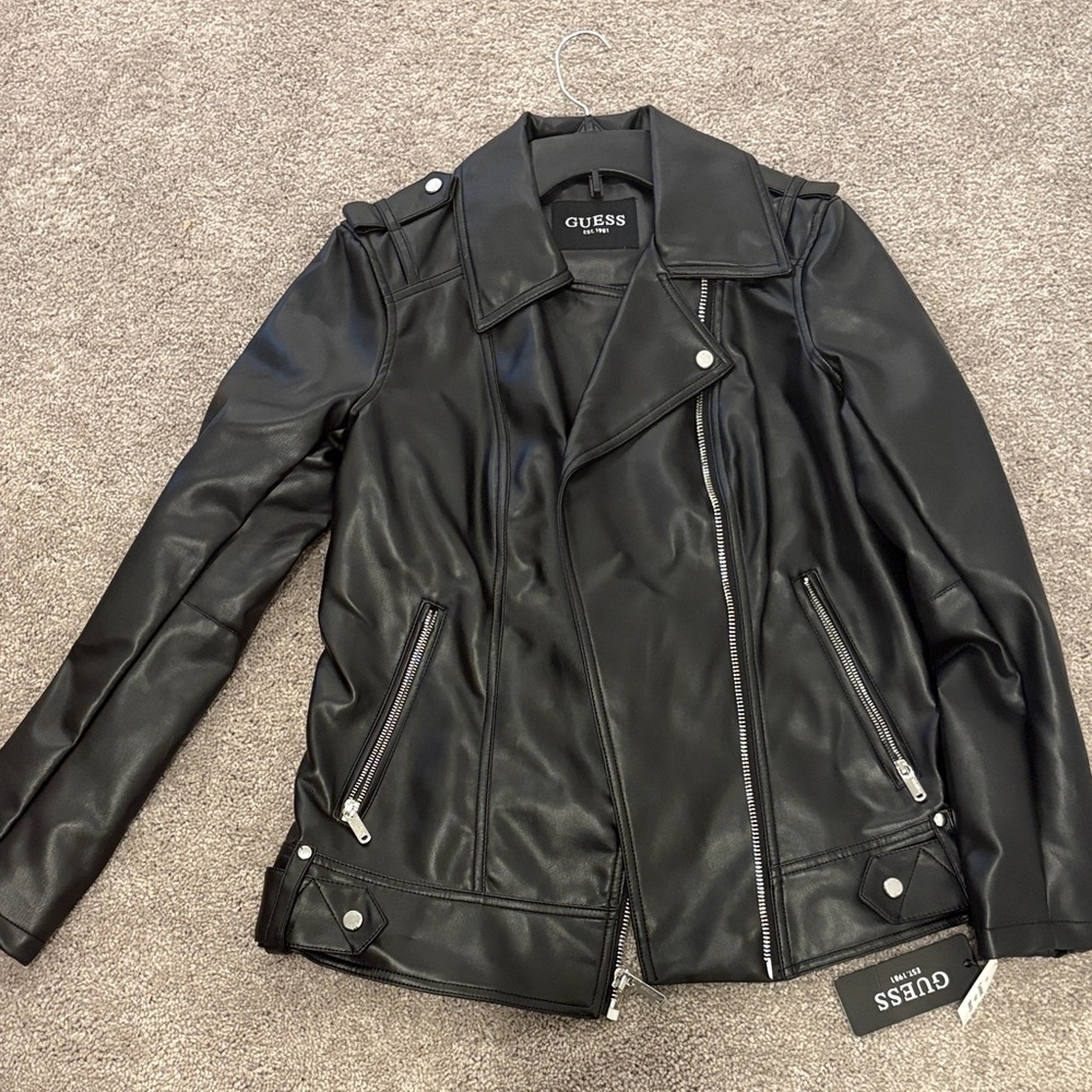 Guess Black Moto Jacket